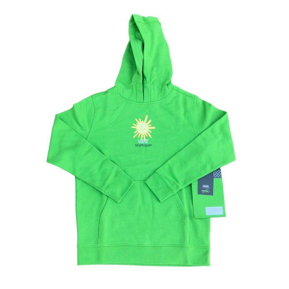 Vans X Skateistan Kids Pullover Hoodie‎ Green Sample Youth Medium (M)